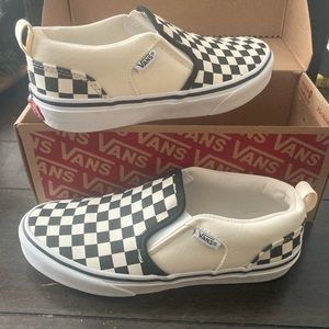 Checkerboard Youth Vans